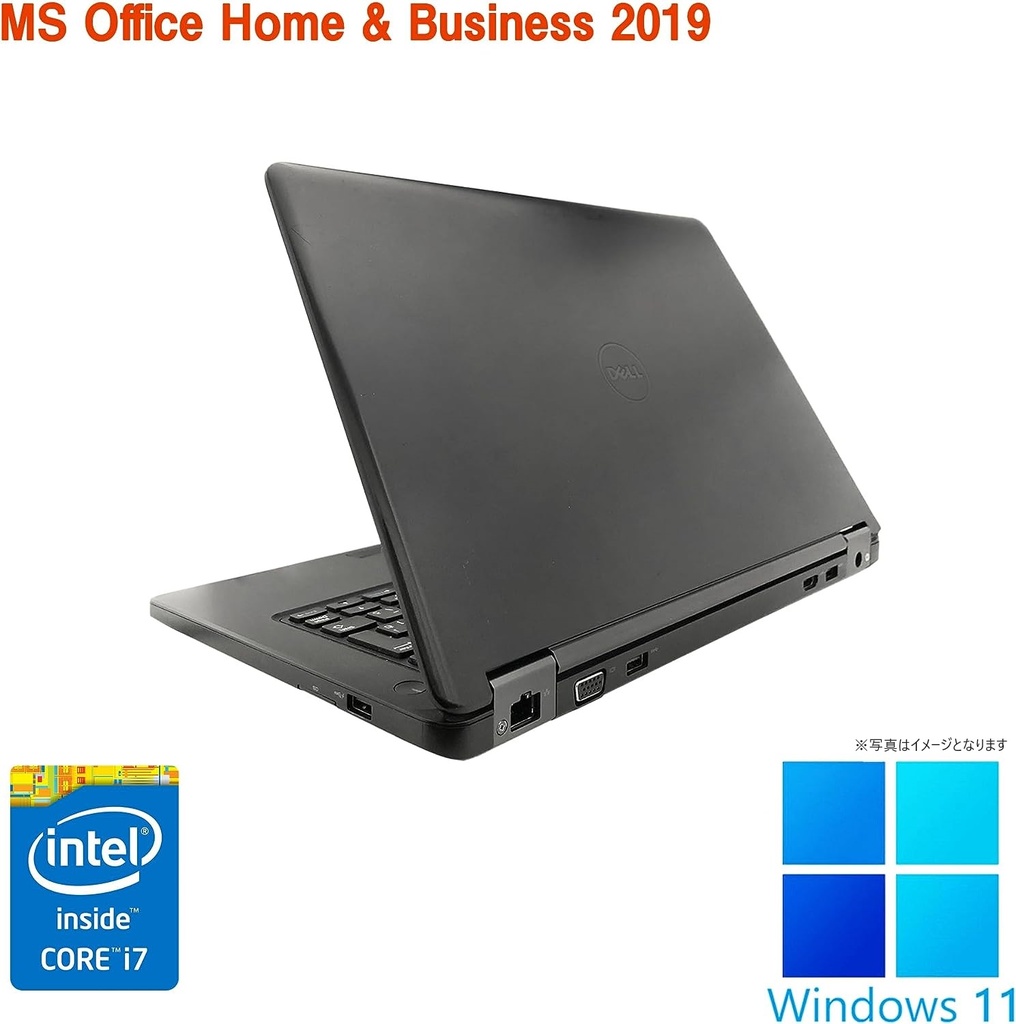 DELL ノートPC E5450/14型/Win 11 Pro/MS Office H&B 2019/Core i7 